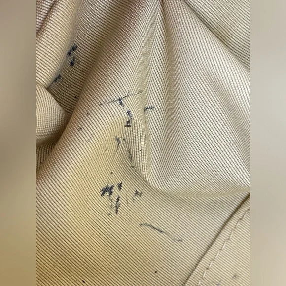 Claudia Firenze Handbag Pewter Metallic Leather Fur Chain Made in Italy - Picture 13 of 16